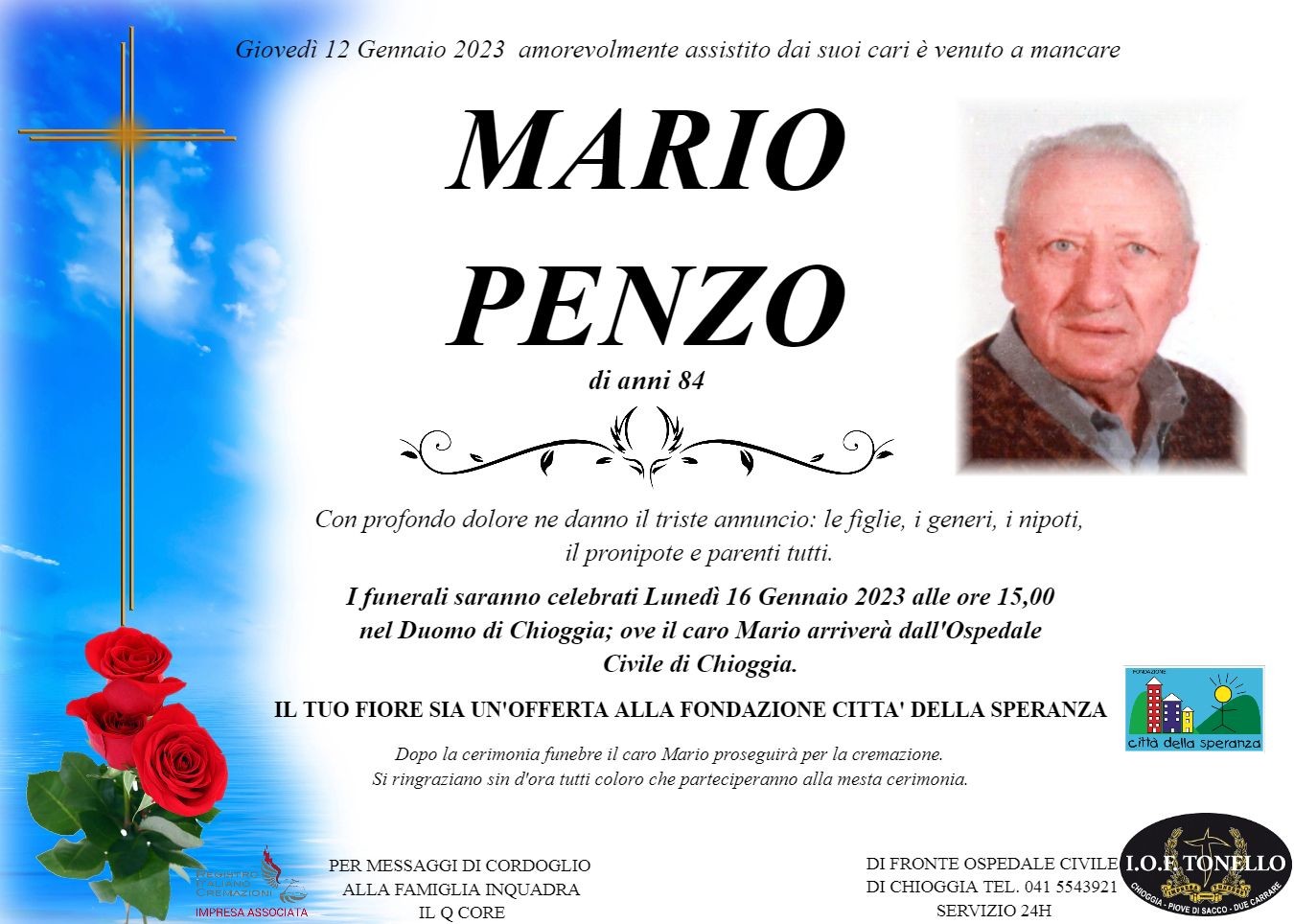 MANIFESTO MARIO PENZO