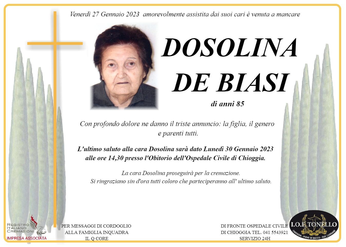 MANIFESTO DOSOLINA DE BIASI