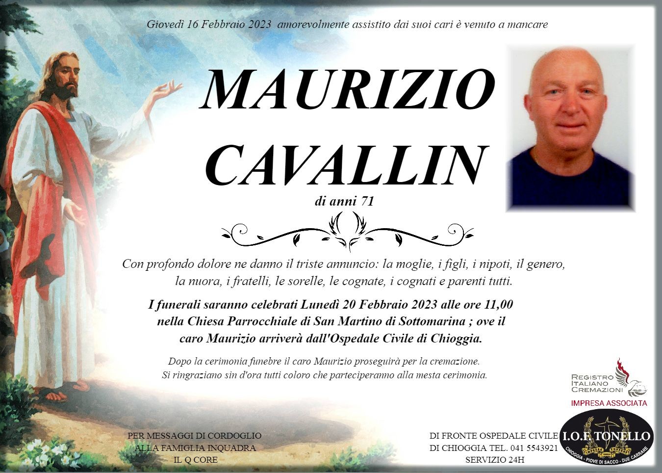 MANIFESTO MAURIZIO CAVALLIN