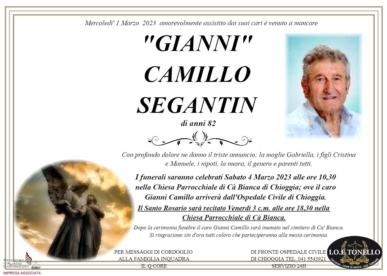 MANIFESTO CAMILLO SEGANTIN