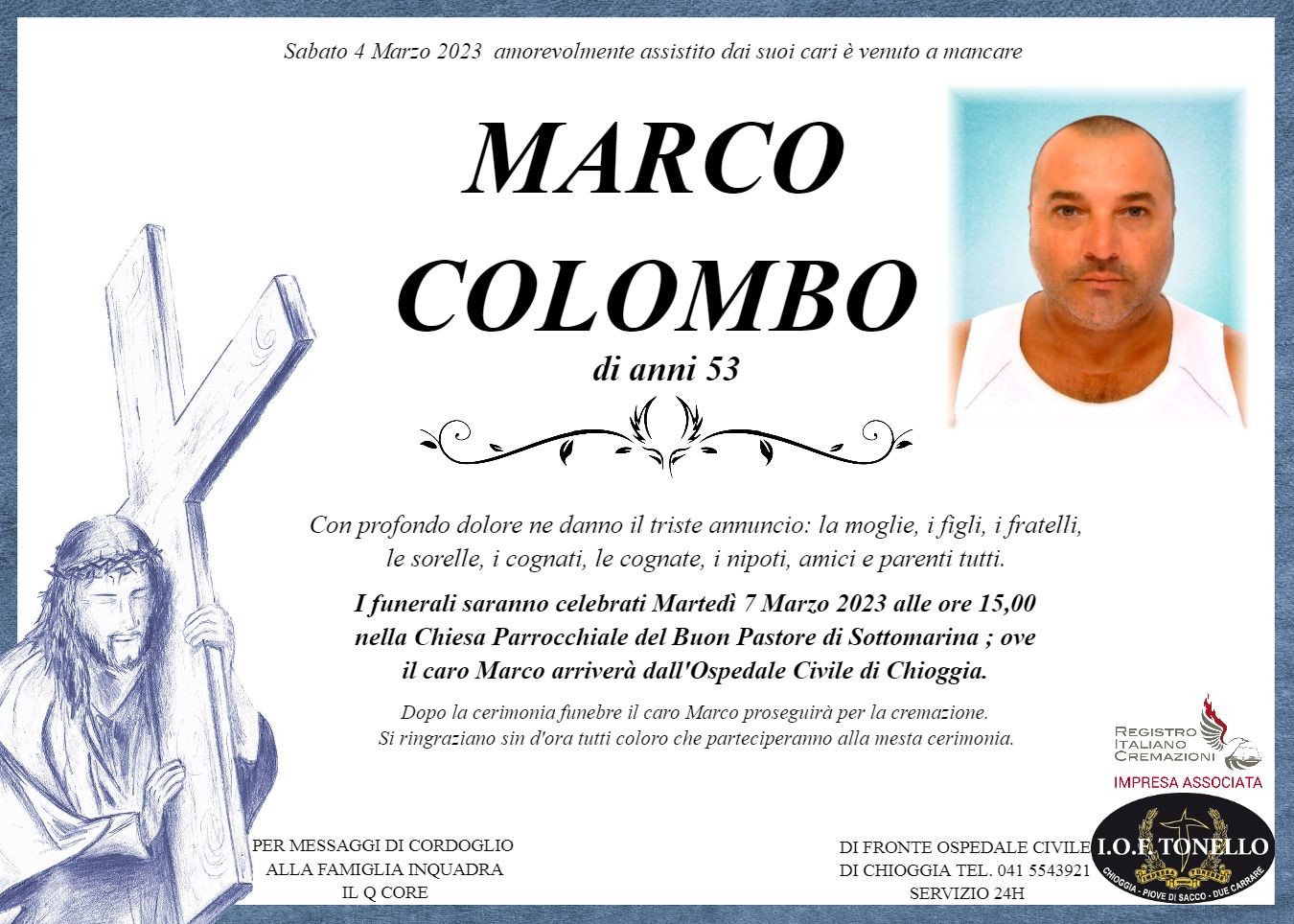 MANIFESTO MARCO COLOMBO