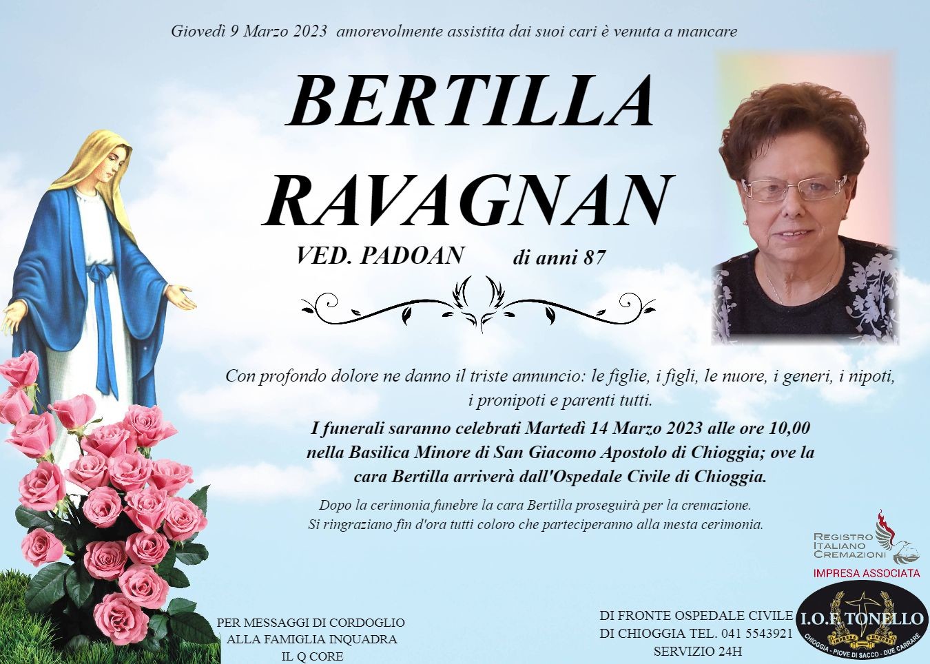 MANIFESTO BERTILLA RAVAGNAN