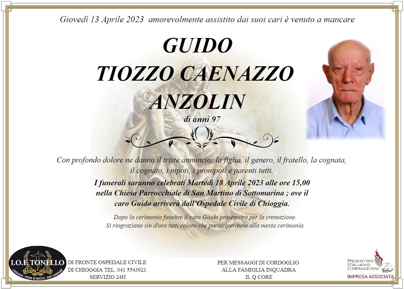 MANIFESTO GUIDO TIOZZO CAENAZZO ANZOLIN