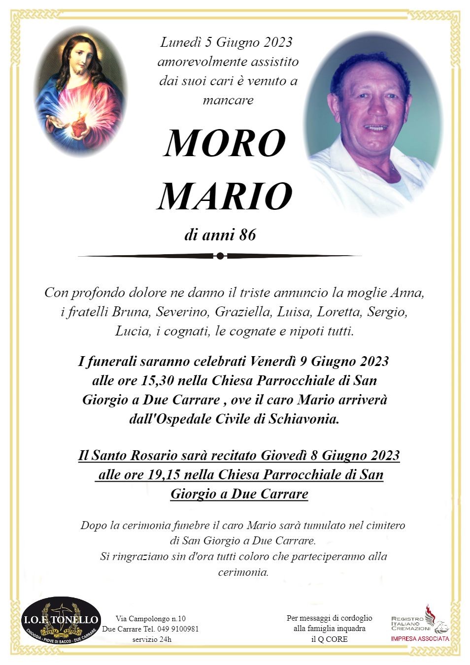 MANIFESTO MARIO MORO