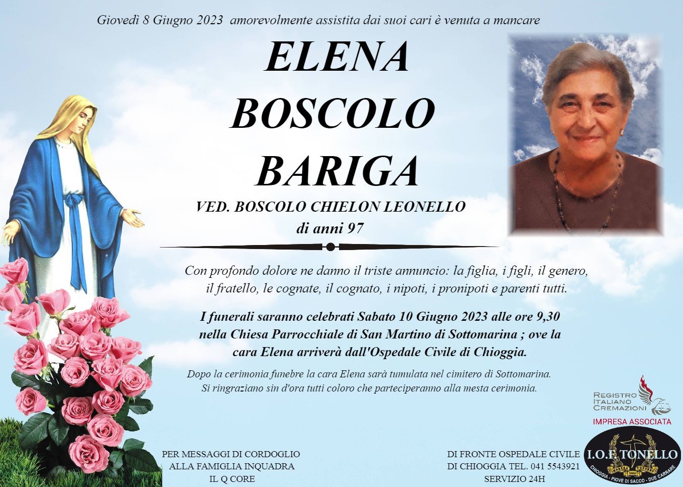 MANIFESTO ELENA BOSCOLO BARIGA