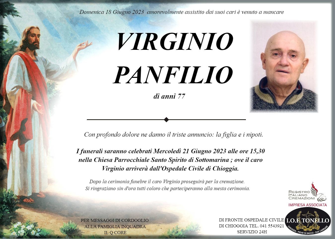 MANIFESTO VIRGINIO PANFILIO