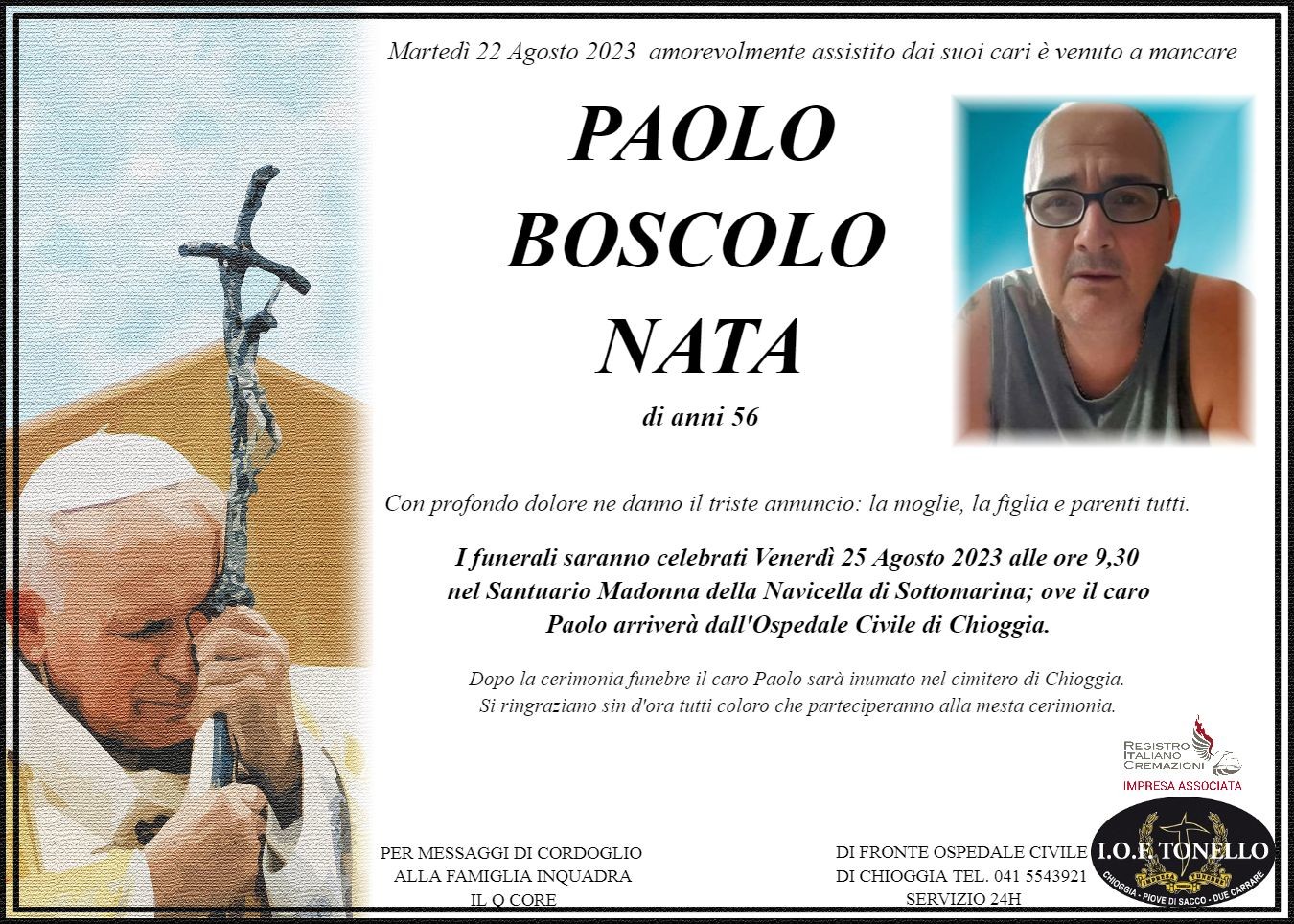 MANIFESTO PAOLO BOSCOLO NATA