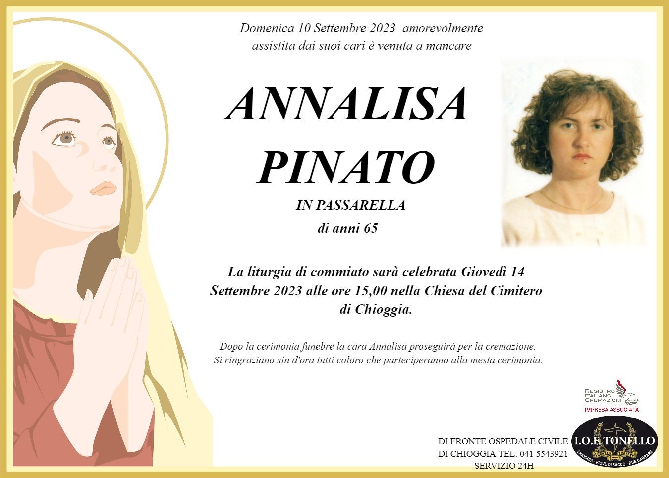 MANIFESTO ANNALISA PINATO