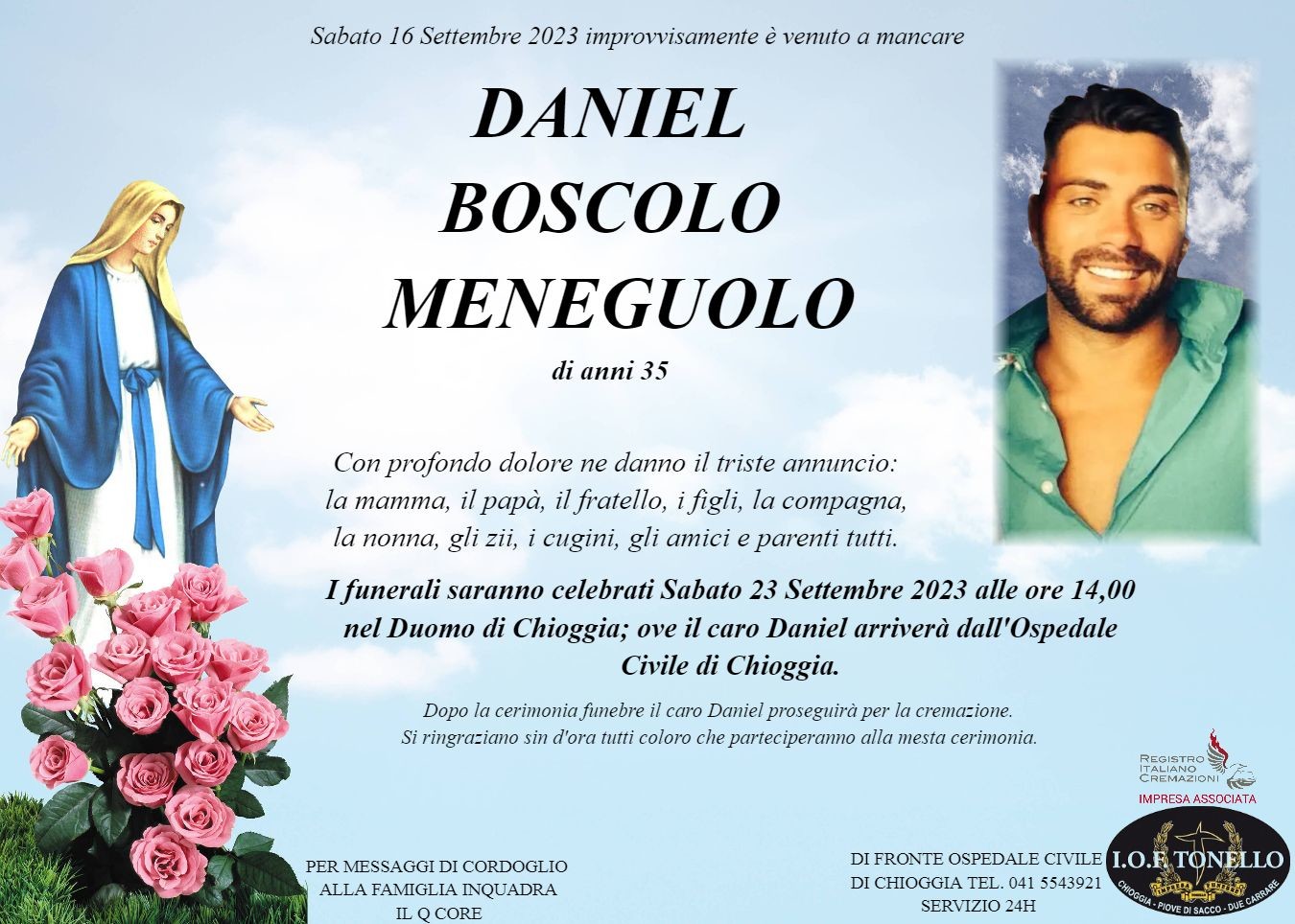 MANIFESTO DANIEL BOSCOLO MENEGUOLO