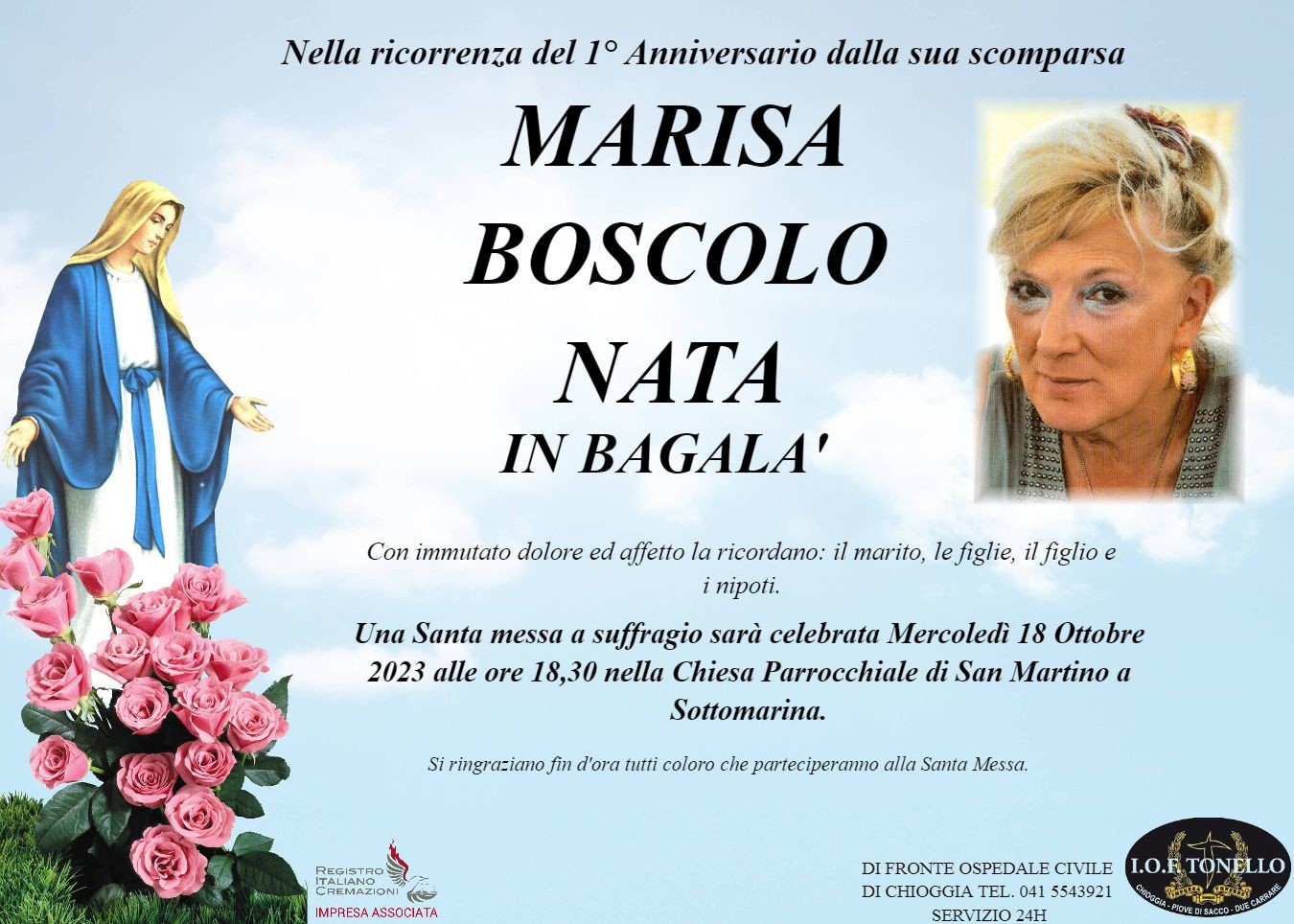 MANIFESTO MARISA BOSCOLO NATA