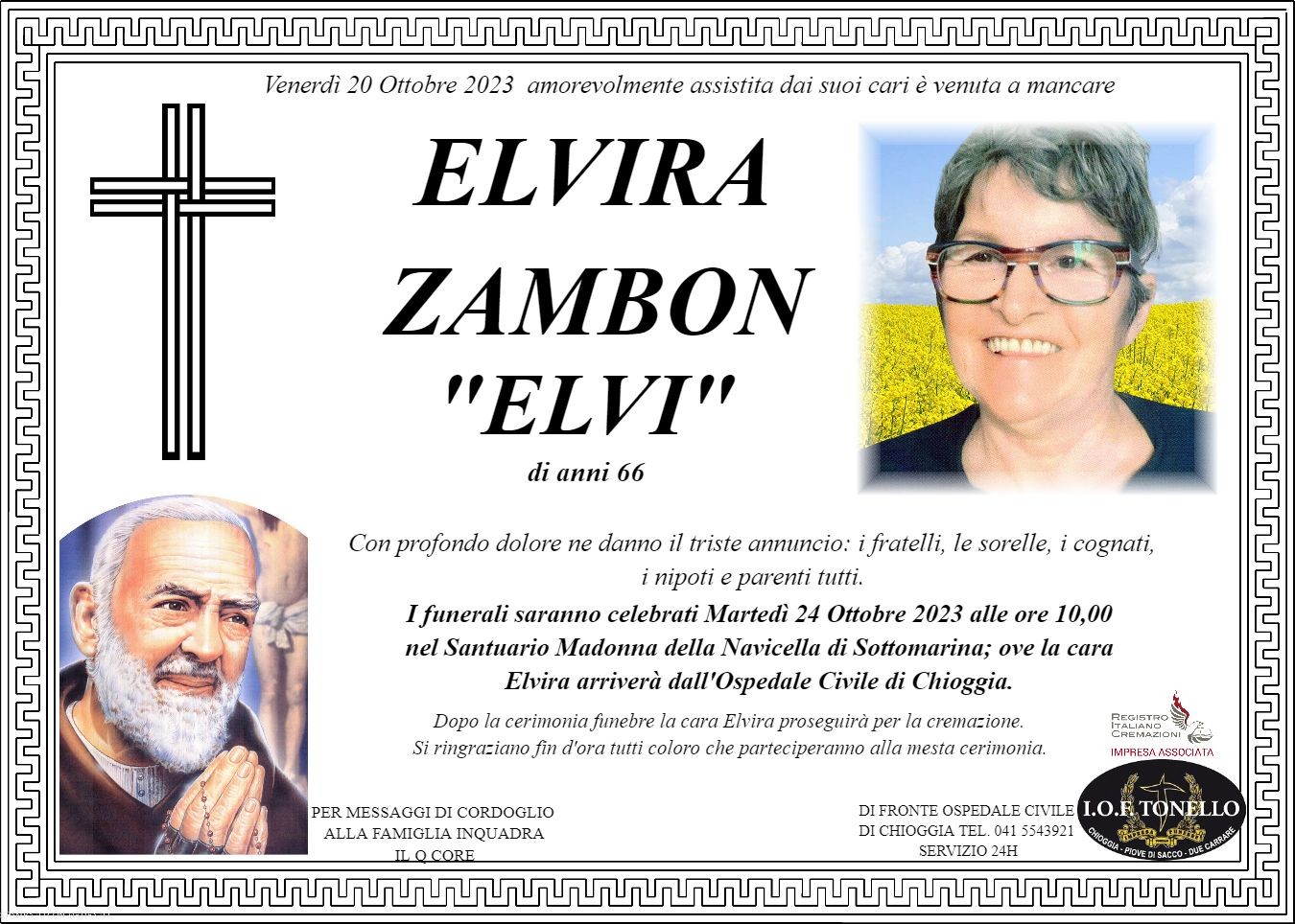 MANIFESTO ELVIRA ZAMBON