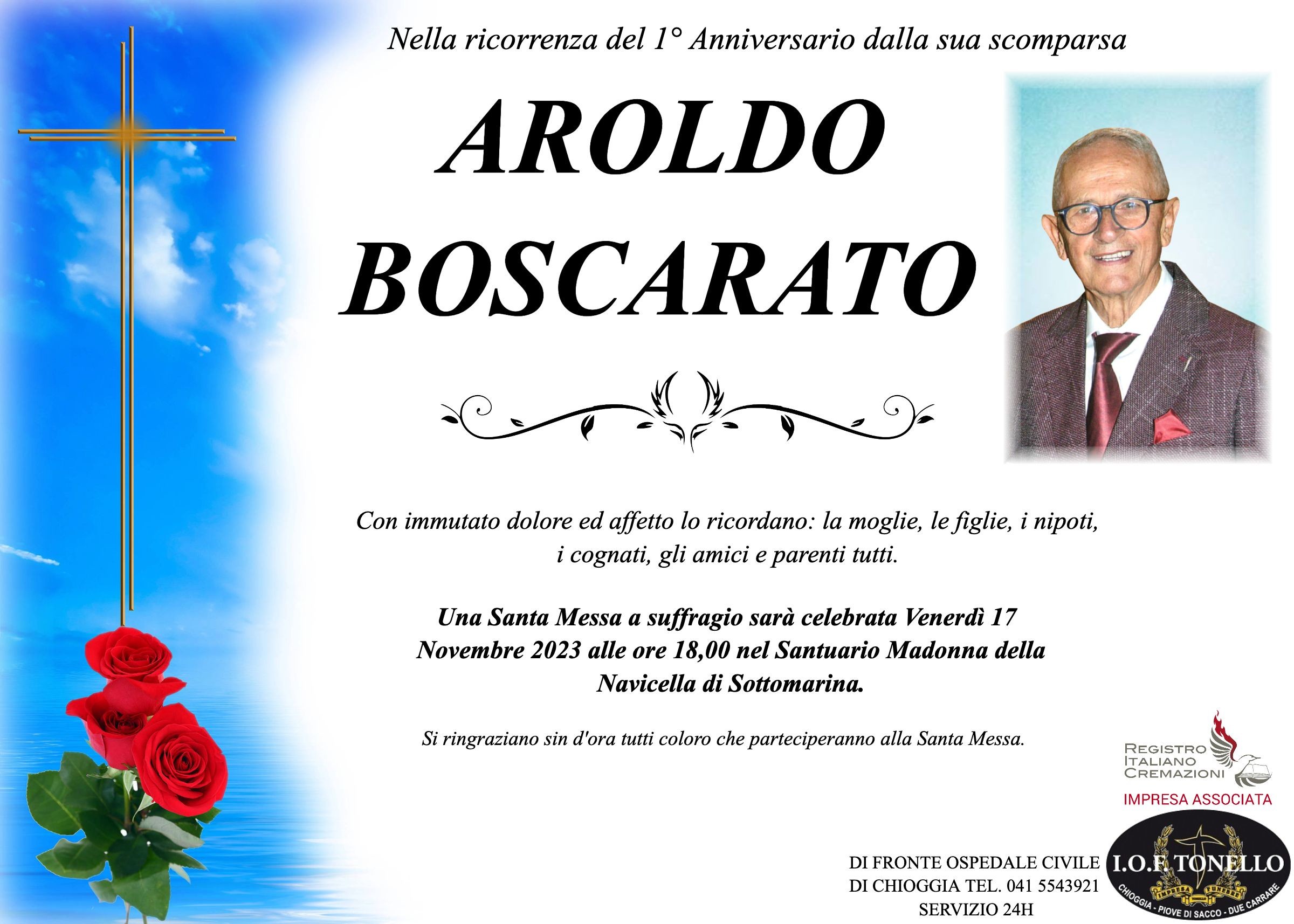 MANIFESTO AROLDO BOSCARATO