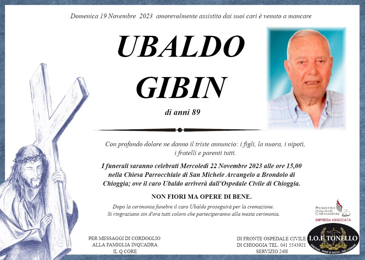 MANIFESTO UBALDO GIBIN