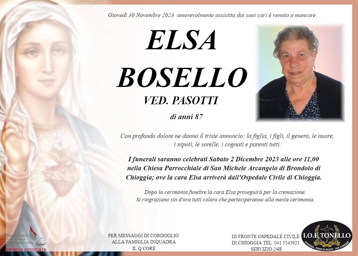 MANIFESTO ELSA BOSELLO