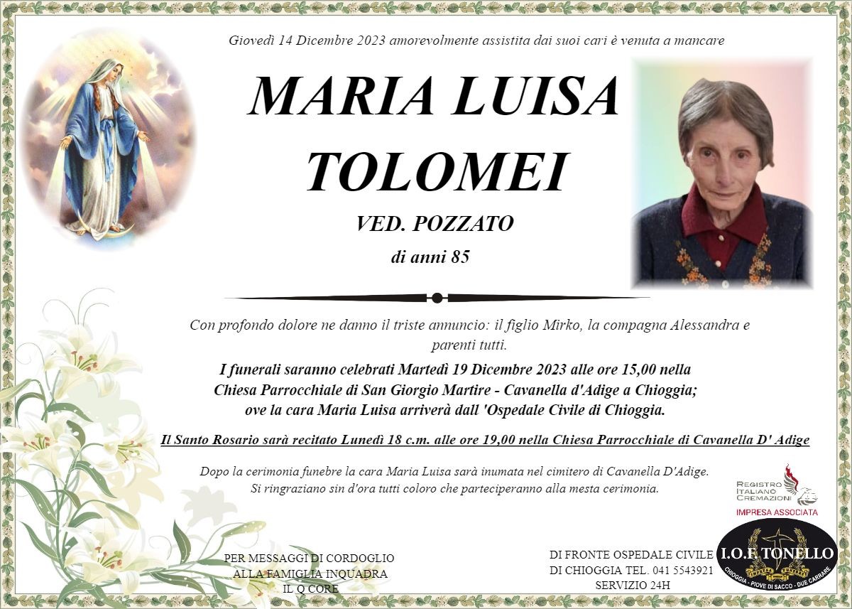 MANIFESTO MARIA LUISA TOLOMEI