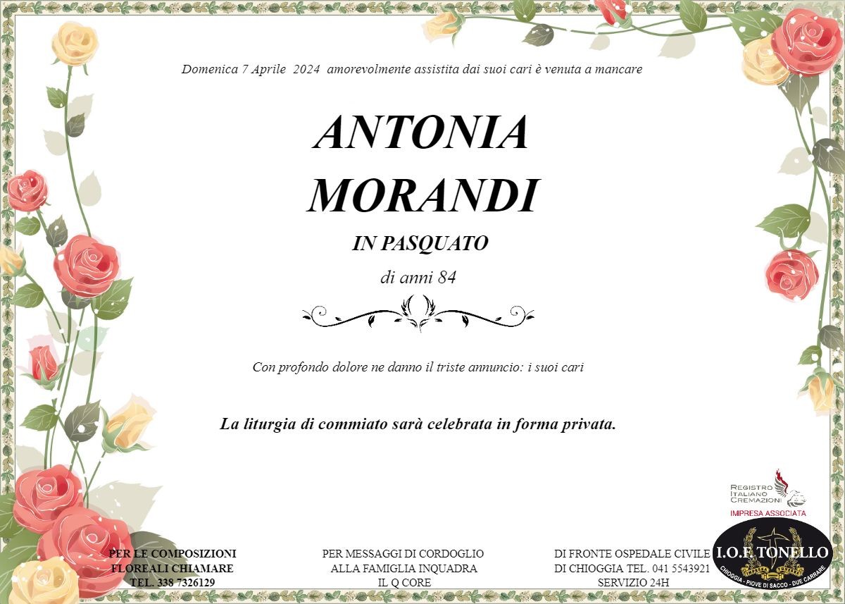 MANIFESTO ANTONIA MORANDI