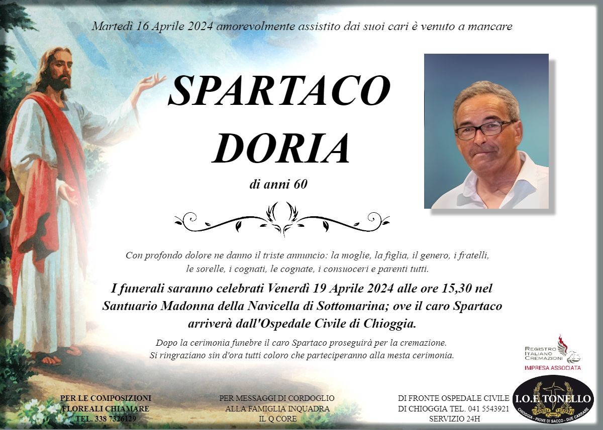 MANIFESTO SPARTACO DORIA