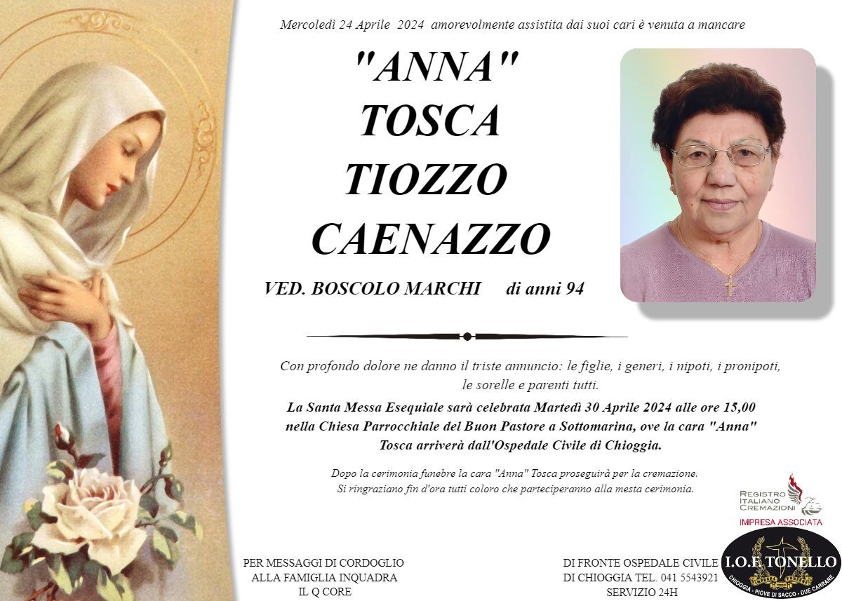 MANIFESTO TOSCA TIOZZO CAENAZZO