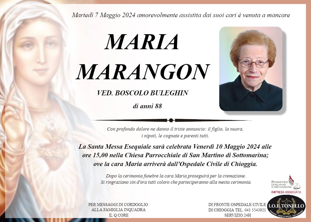 MANIFESTO MARIA MARANGON