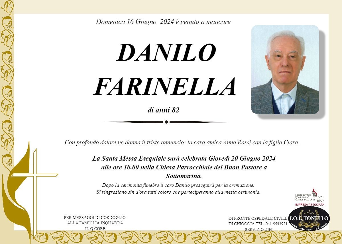 MANIFESTO DANILO FARINELLA