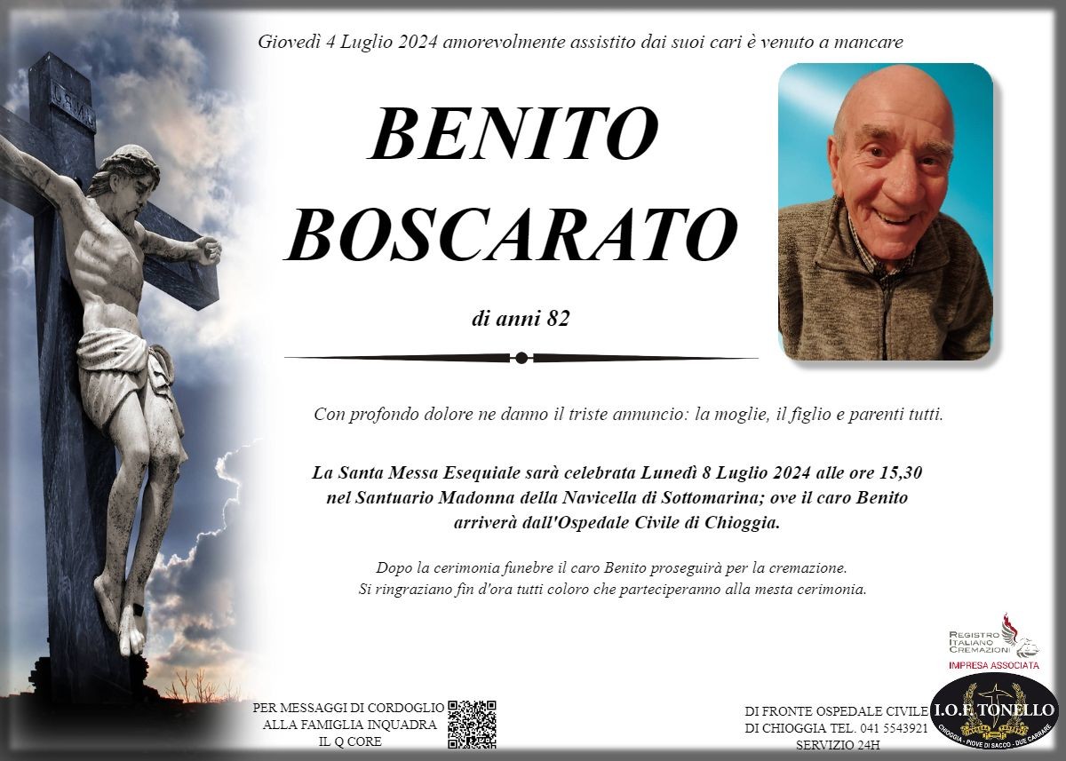 MANIFESTO BENITO BOSCARATO