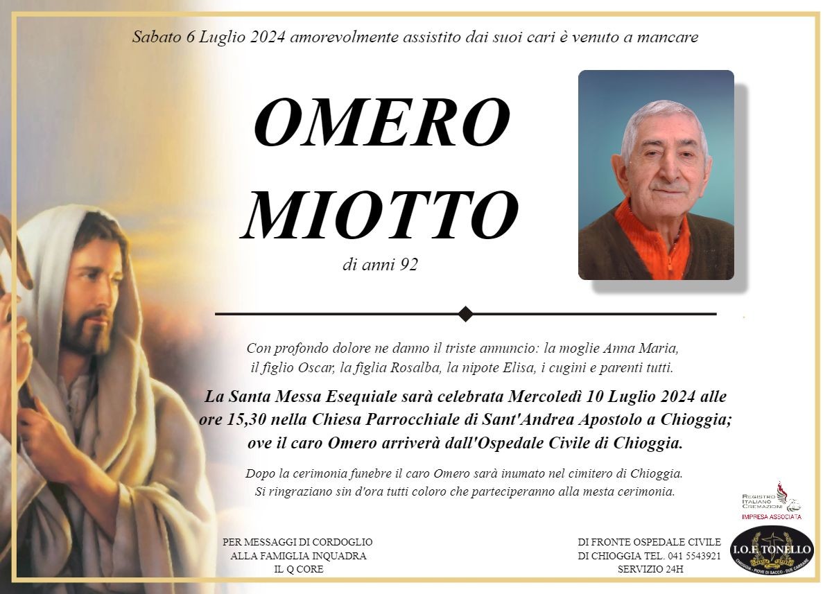 MANIFESTO OMERO MIOTTO