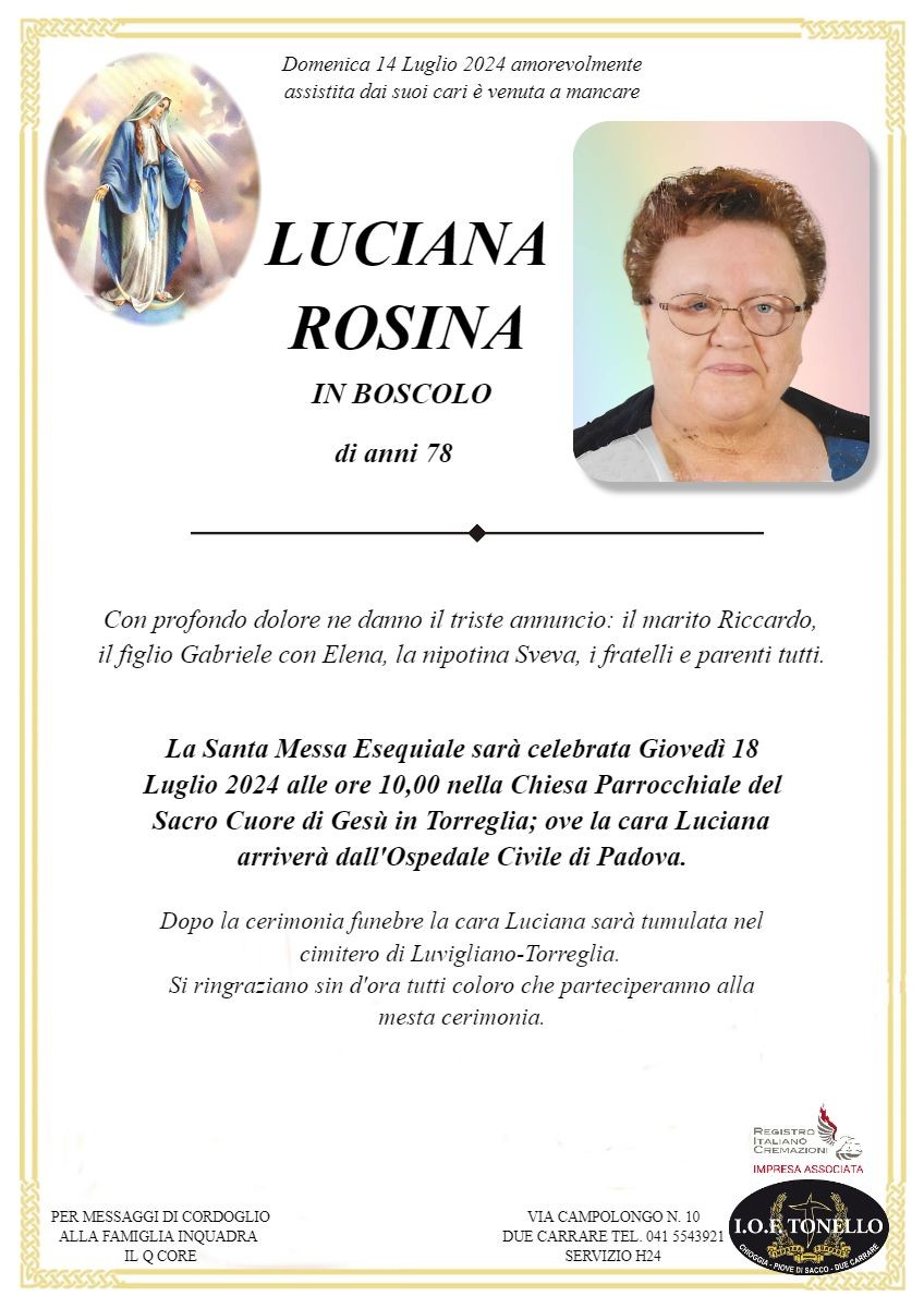 MANIFESTO LUCIANA ROSINA