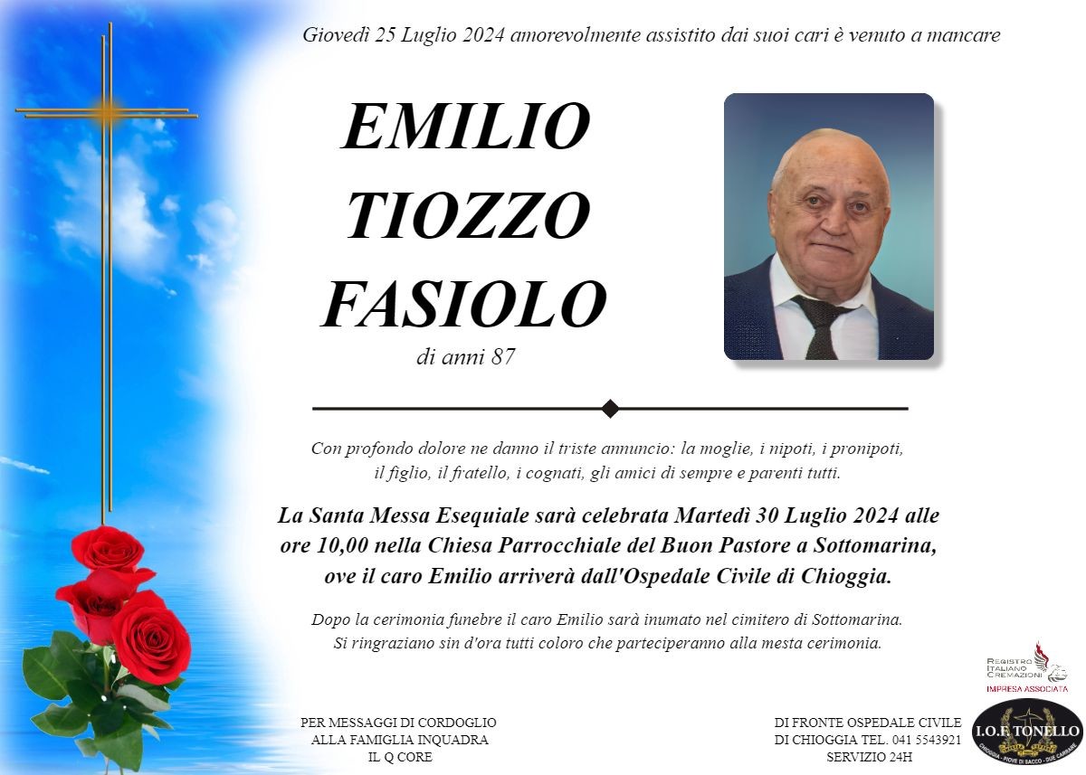 MANIFESTO EMILIO TIOZZO FASIOLO