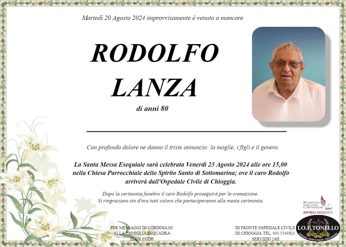 MANIFESTO RODOLFO LANZA