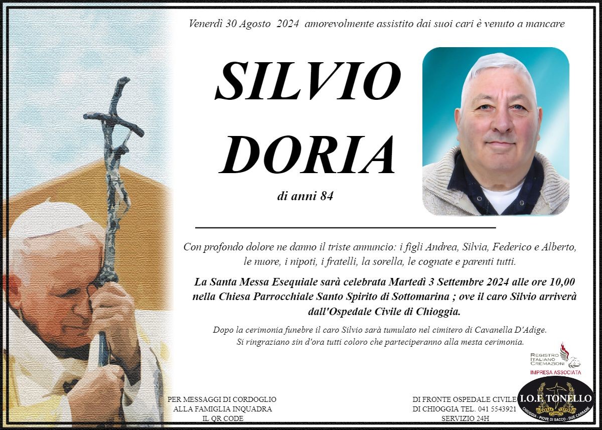 MANIFESTO SILVIO DORIA