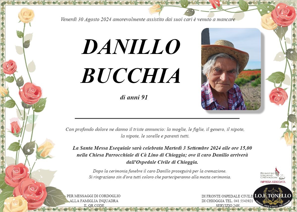 MANIFESTO DANILLO BUCCHIA