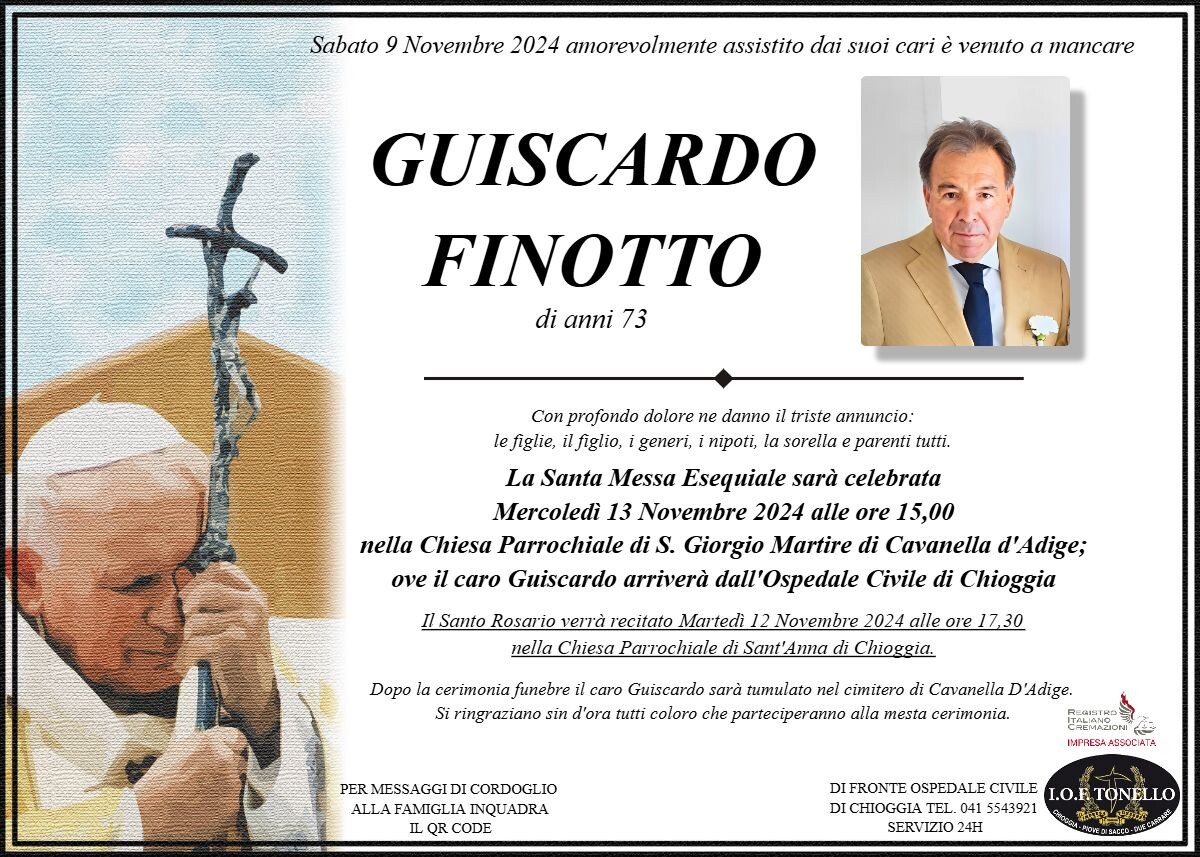 MANIFESTO GUISCARDO FINOTTO