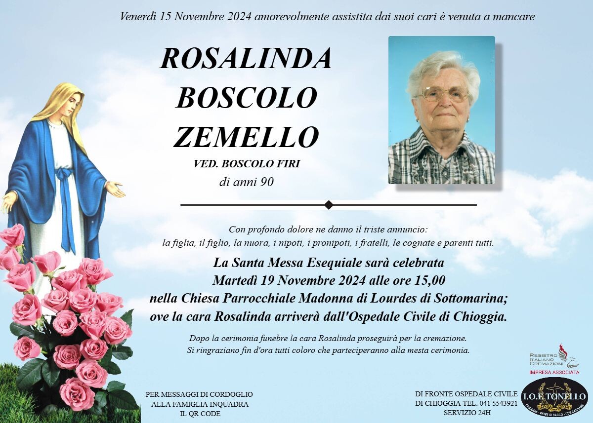 MANIFESTO ROSALINDA BOSCOLO ZEMELLO