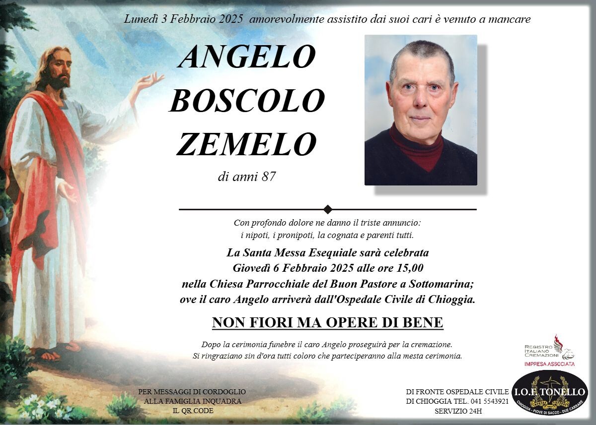 MANIFESTO ANGELO BOSCOLO ZEMELO